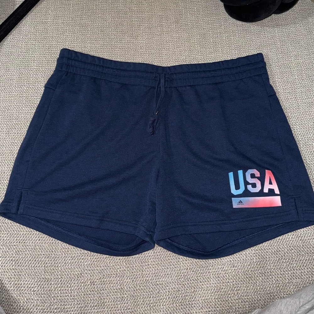 adidas Navy Blue Athletic Shorts